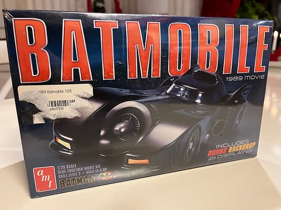 AMT Batmobile 1989 Byggsats Bilmodell