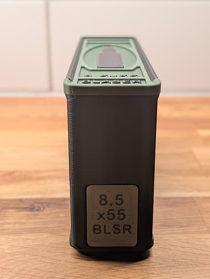8.5x55 Blaser - ammunitionslåda för x20 skott