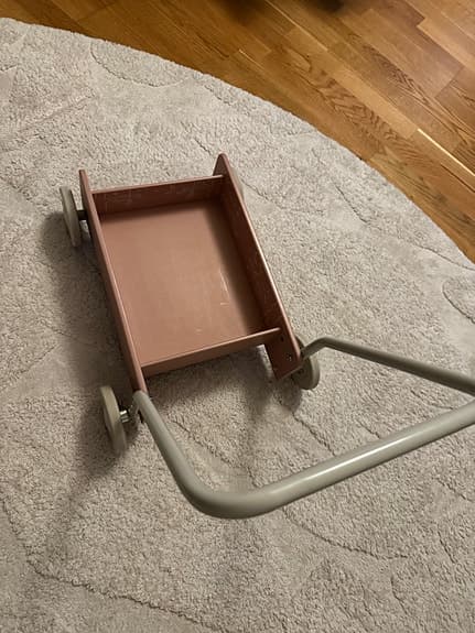 Lära gå vagn Micki rosa