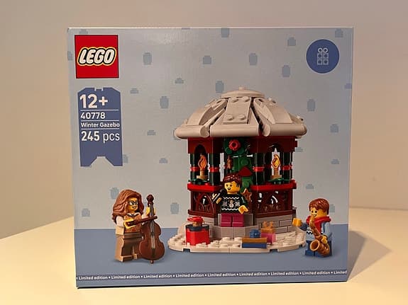Nytt LEGO 40778 Winter Gazebo