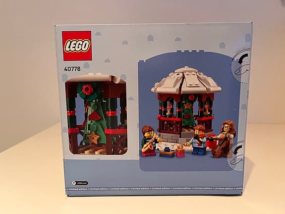 Nytt LEGO 40778 Winter Gazebo