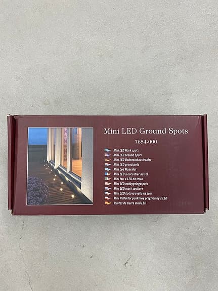 Konstsmide Mini LED Ground Spots 3-pack 12V 1,2W IP67