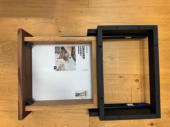 Oakodenmark Solid Oak Desk Drawer Mahogany