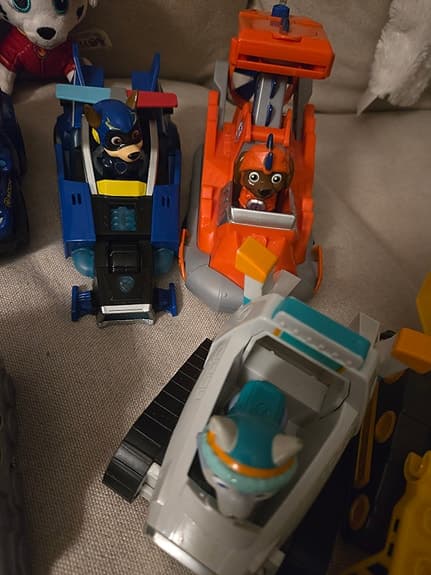 Paw patrol valpar, bilar och  gosedjur