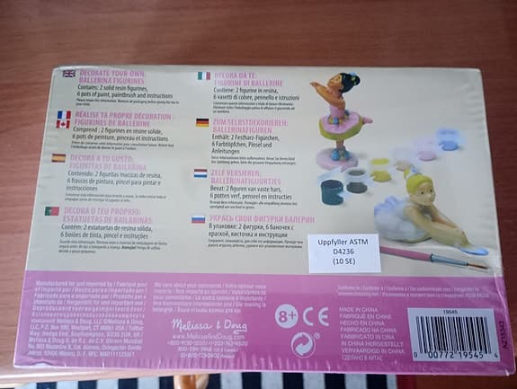 Melissa & Doug Målarfigurset Ballerinafigurer 2-pack