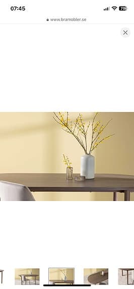 NYTT  Matbord 75x90x180 cm Brun