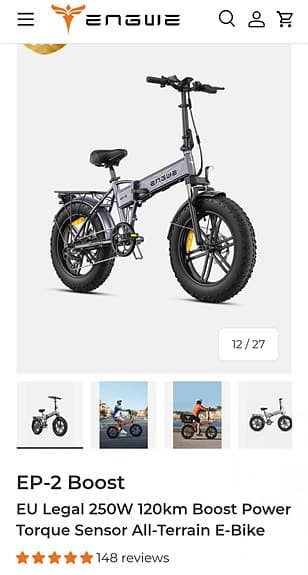 Elcykel Engwe EP-2 boost