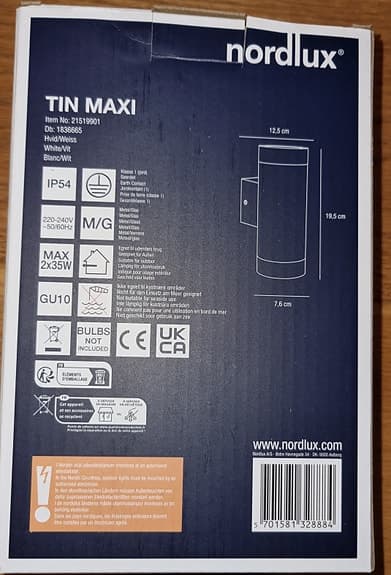 Nordlux Tin Maxi Dubbel