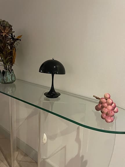 Louis Poulsen Verner Panton bordslampa svart