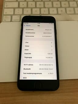 iPhone SE 2022 (3rd gen) 128GB, 5G- 97% Batteri