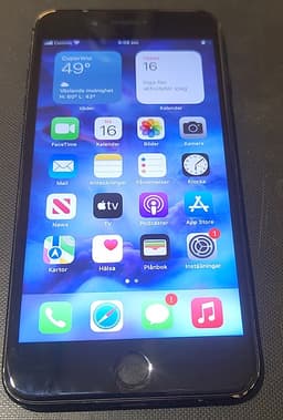 Iphone 7 plus 128GB 100% batteri hälsa