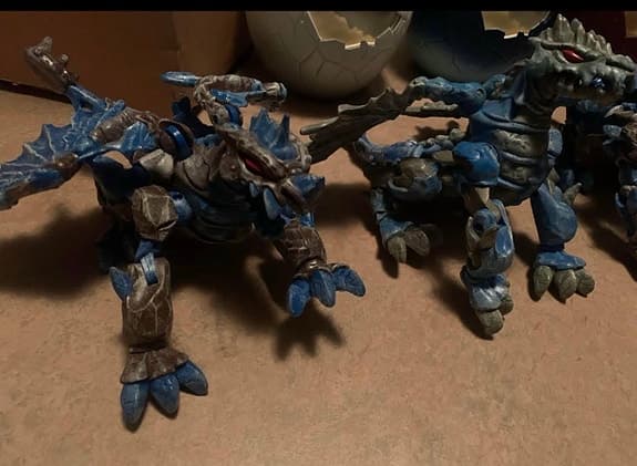 Mega Bloks fire and ice (?!) -drakar med ägg 5 st