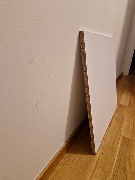 9 st Hyllplan 545x565x16 mm vita från K-Rauta