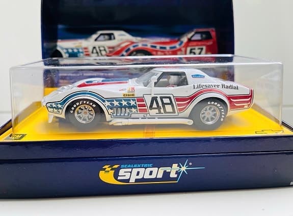 Scalextric Corvette 1972 Yankee Flag