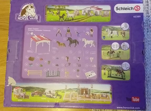 SCHLEICH RIDBANA hästar mm