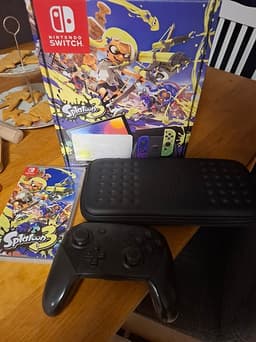 Nintendo Switch oled Splatoon 3 Limited Edition bytes