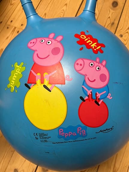 Peppa Pig Uppblåsbar Studsboll 45cm