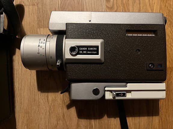 Canon Zoom 318, Super 8 filmkamera.