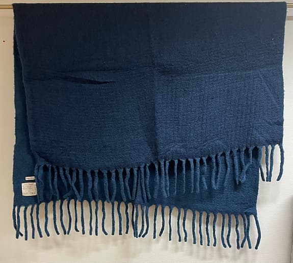 Pläd Cozy Living, blå, 130 x 170 cm