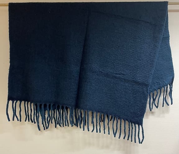 Pläd Cozy Living, blå, 130 x 170 cm