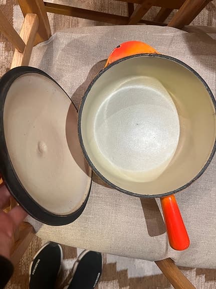 Husqvarna nr 4 gryta emaljerad järn, Norra Hammar