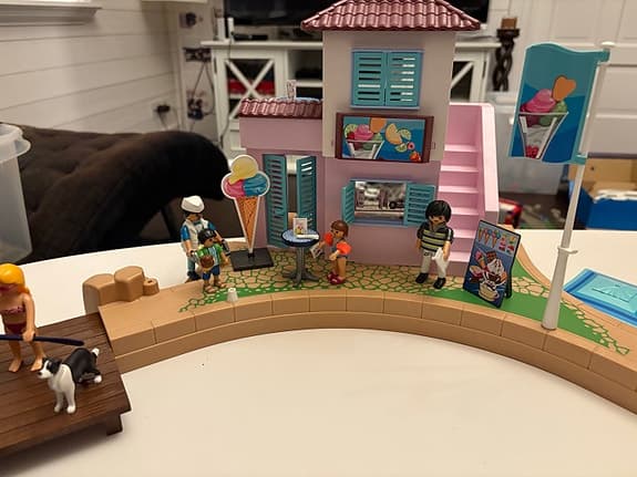 Playmobil Glasscafé vid hamnen 70279