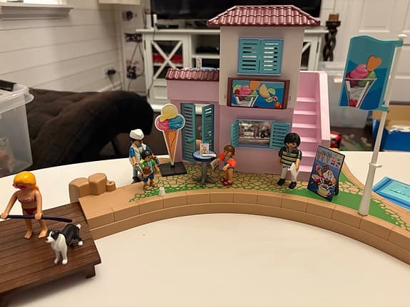 Playmobil Glasscafé vid hamnen 70279