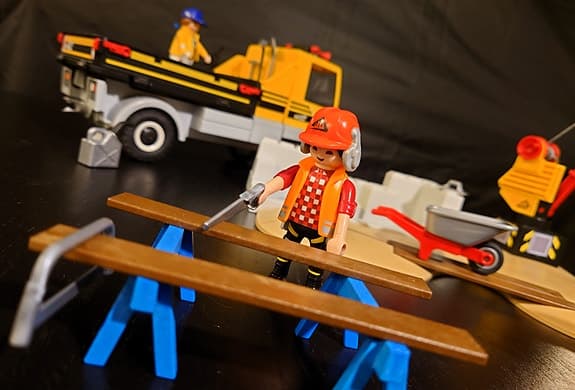 Playmobil City Action – Byggarbetsplats med tippbil 70742 🚧🚚