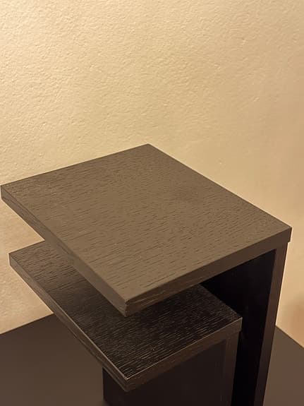 Sängbord / vägghylla F-shelf svart