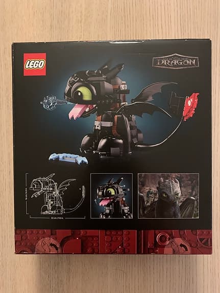 Lego Icons 10375 - Draktränaren Tandlöse Dragon Toothless