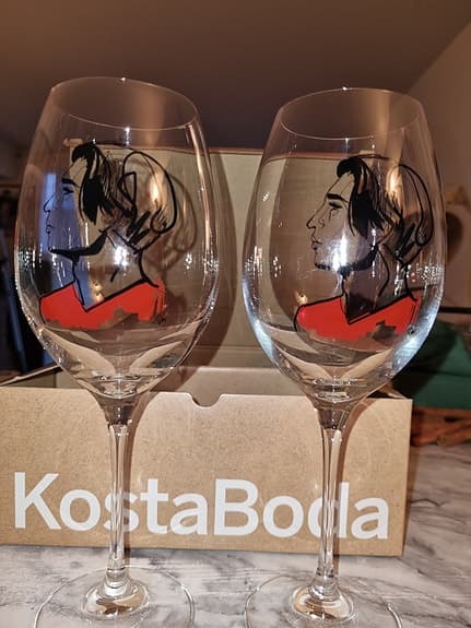 Vinglas design Kosta Boda