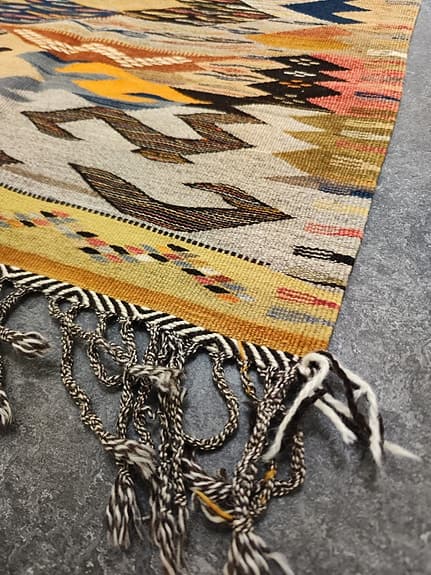 Helt unik ett exemplar äkta Marockansk Berber ekologisk ull matta