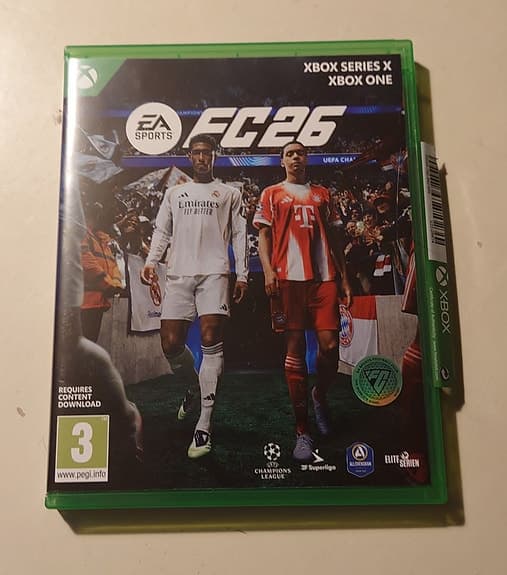 EA Sports FC26 Xbox använt en gång