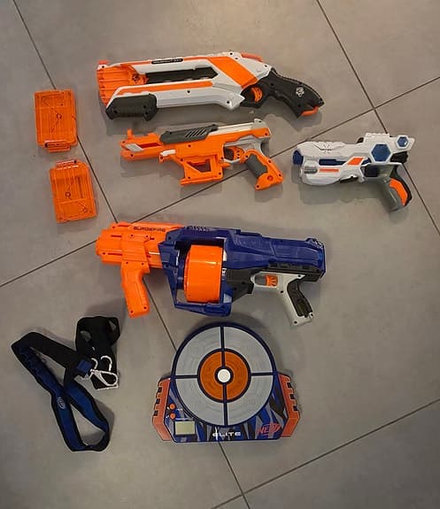 Nerf pistoler