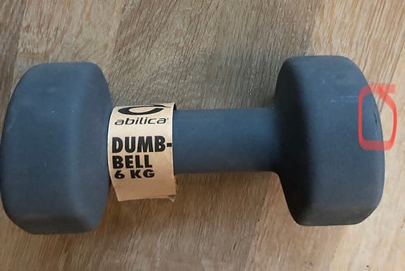 Abilica Dumbbell hantel 6 kg