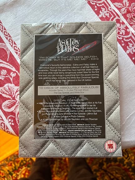 Absolutely Fabulous DVD box, ny