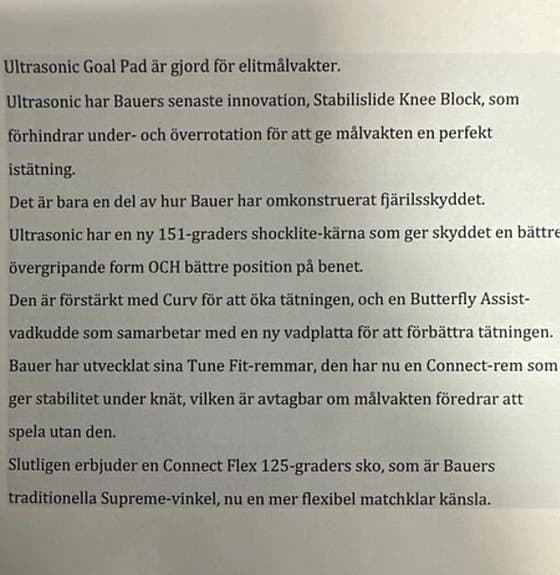 Bauer Supreme Ultrasonic SR L