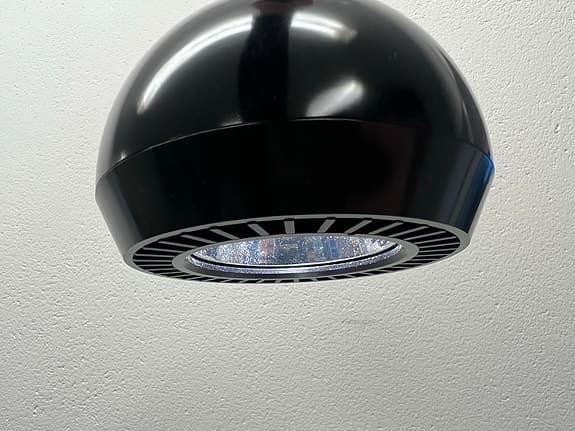 2st pendelarmatur svart LED