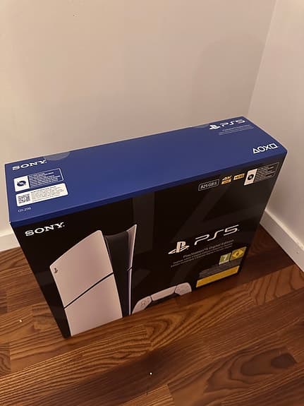 Sony PlayStation 5 Slim 825gb Digital Edition Spelkonsol oöppnad