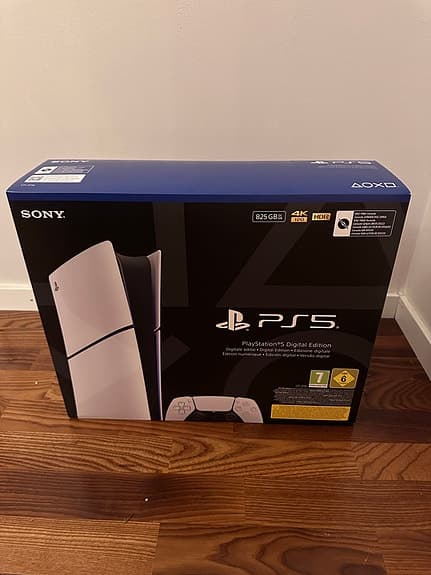 Sony PlayStation 5 Slim 825gb Digital Edition Spelkonsol oöppnad