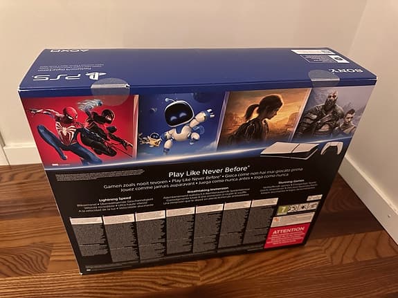 Sony PlayStation 5 Slim 825gb Digital Edition Spelkonsol oöppnad