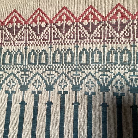 VÄGG DEKORATION NY VACKER HAND VÄVD LIN INREDNINGSDETALJ SAKRALT UTTRYCK PRESENT