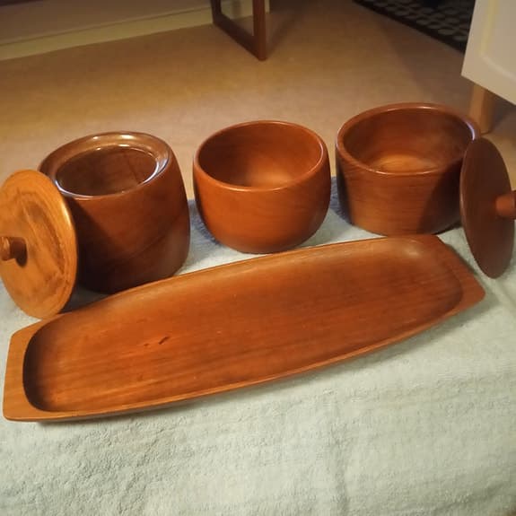 Teakset Ståko/Holmberg 1950-60-tal