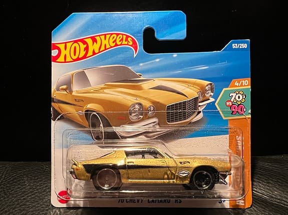 Hot Wheels '70 Chev Camaro RS leksaksbil