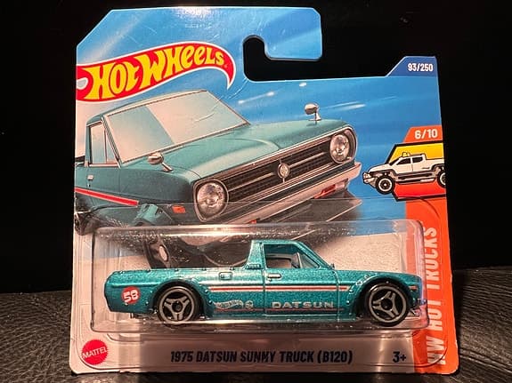 Hot Wheels 1975 Datsun Sunny Truck (B120) leksaksbil