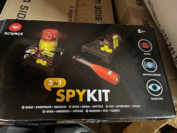 Spy kit lek spion