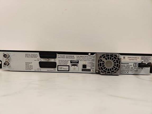 Panasonic DMR-EH63, DVD-spelare, HDD-recorder