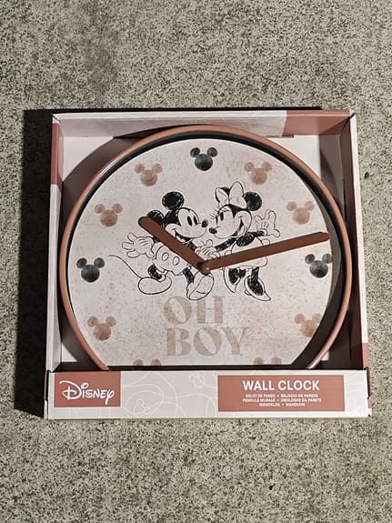 Musse & Mimmi väggklocka NY