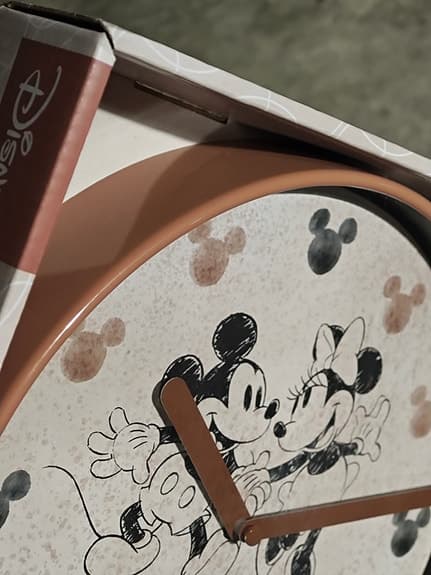 Musse & Mimmi väggklocka NY