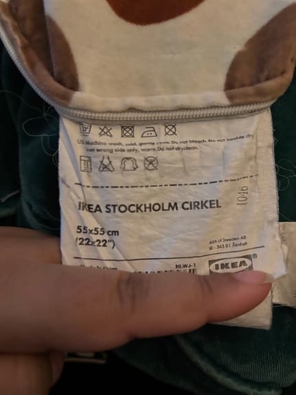 IKEA| Stockholm Cirkel | Kuddfodral | Fint skick | 55x55 cm | 4st